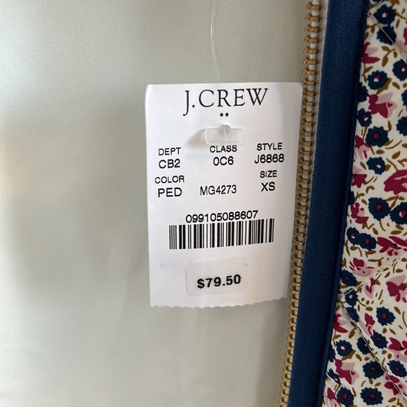 Floral J. Crew Vest - Picture 3 of 5